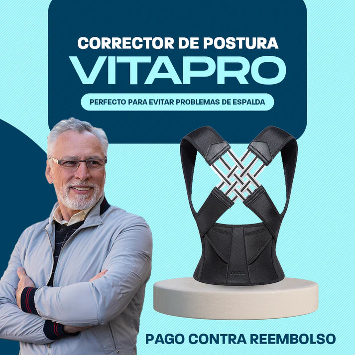 VITAPRO CORRECTOR – ¡Mejora Tu Postura en Solo Segundos!